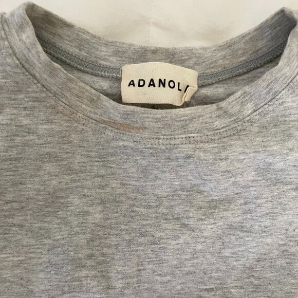 Adanola Cotton Grey Melange Longsleeve Set Size Small - Picture 3 of 4